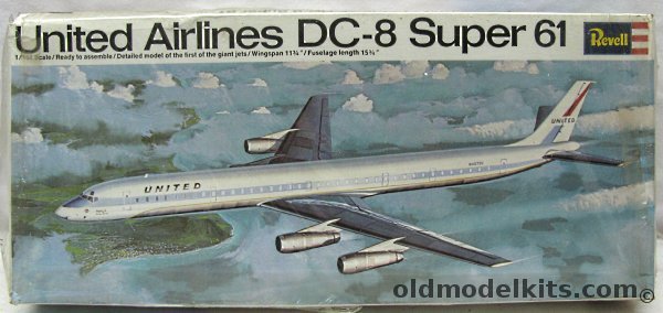 Revell 1/144 Douglas DC-8 Super 61 United Airlines, H270 plastic model kit